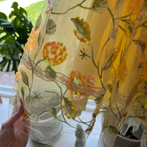 JessaKae Yellow Bramble Dress - Picture 5 of 6